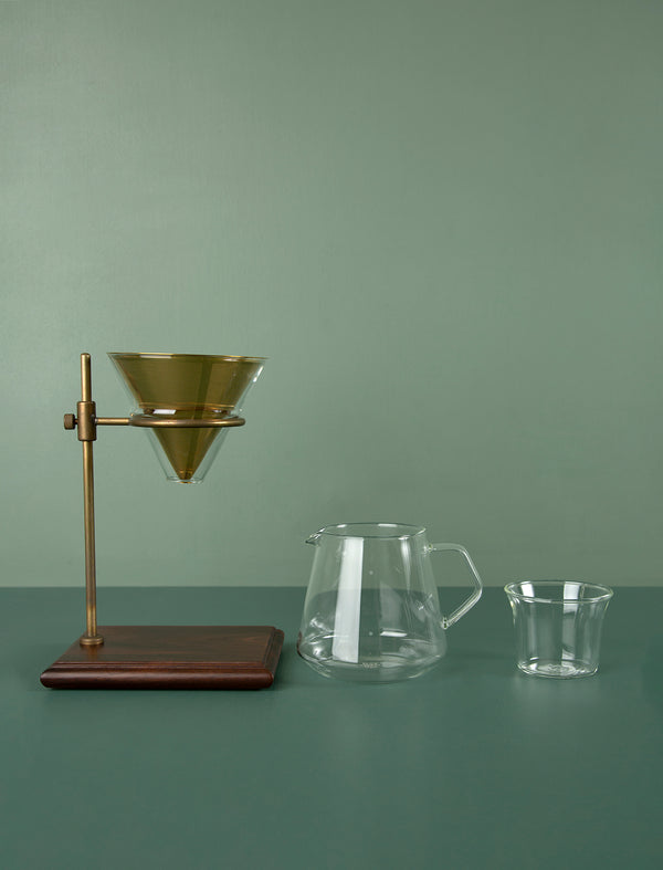 Brass Brewer Stand // 4 Cups