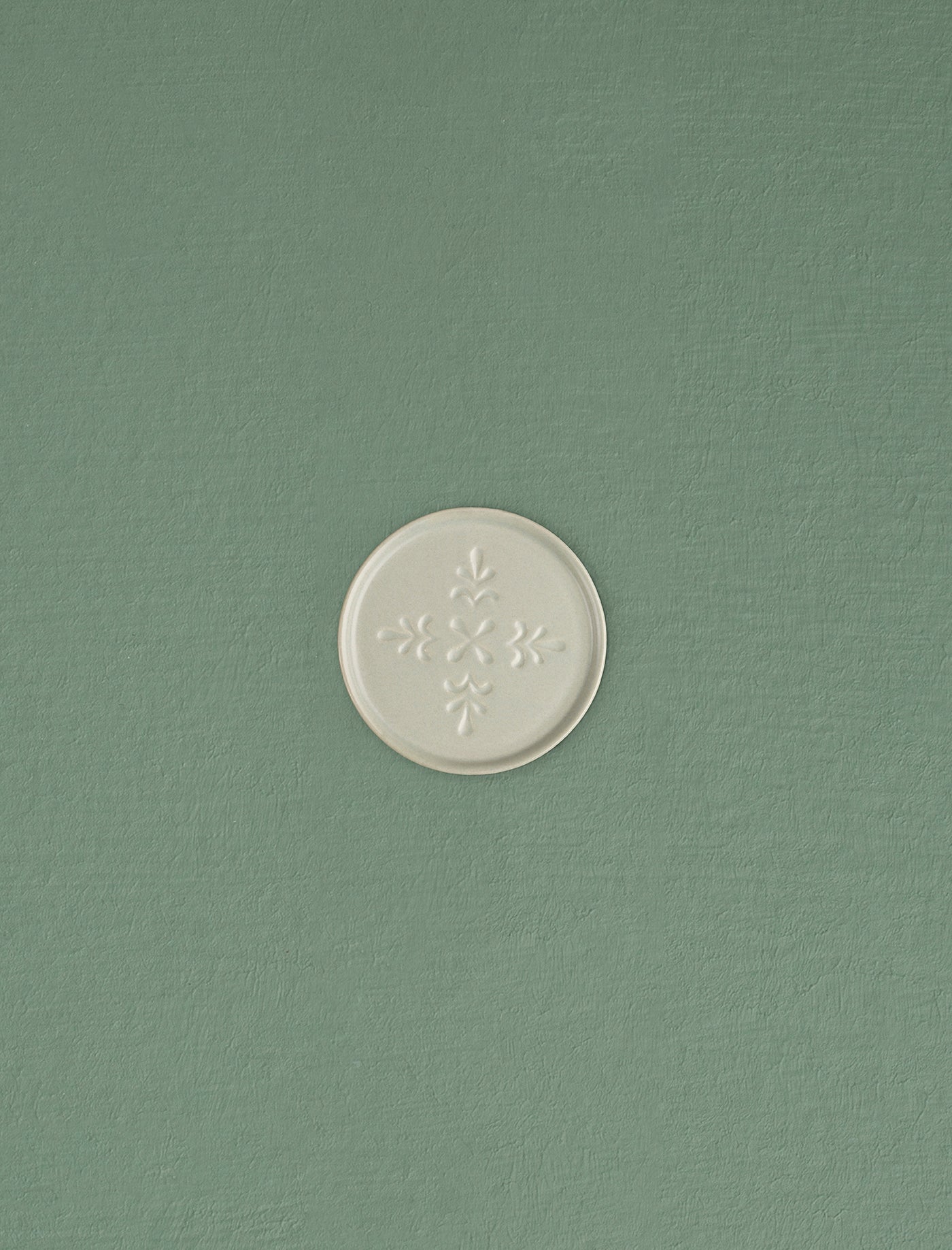 Carved Shihou Kaben Coaster //  Asagi