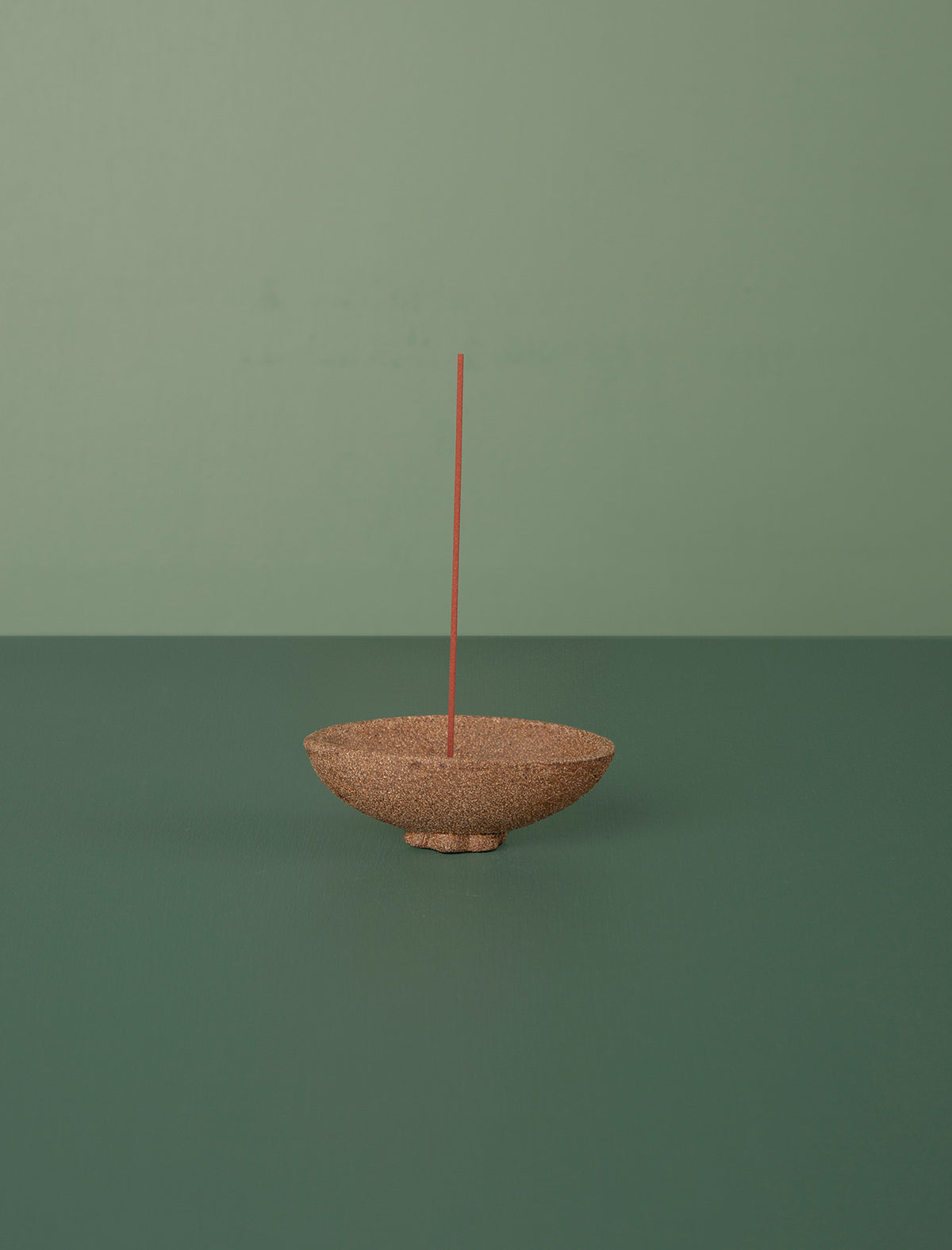 Ceramic Incense Holder Oval // Cocoa