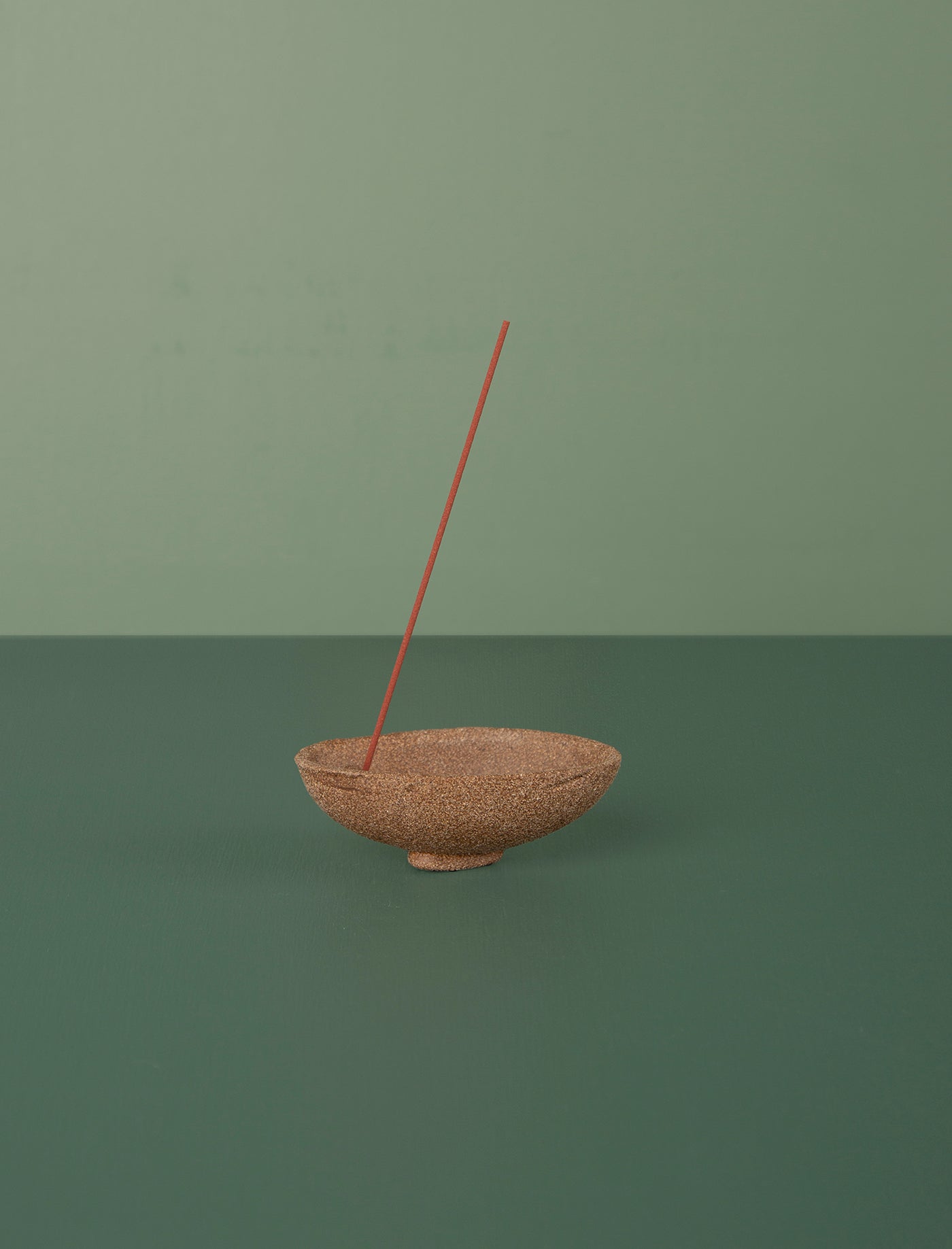 Ceramic Incense Holder Oval // Cocoa