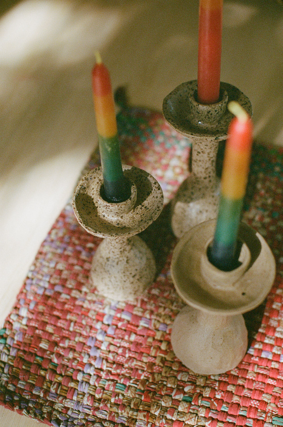 Ludwig Candle Holder // Speckle