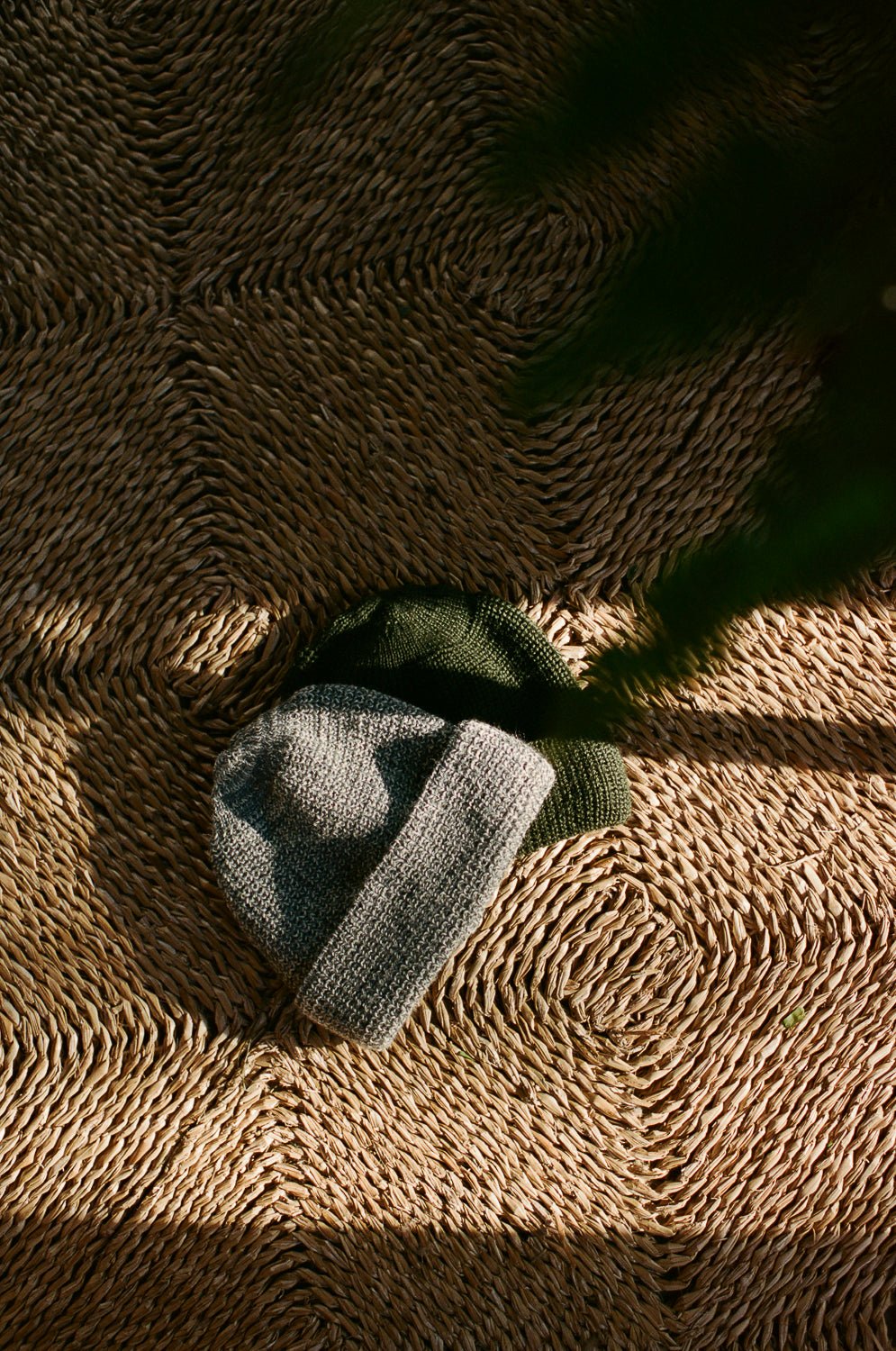 Borkum Beanie // Grey & White