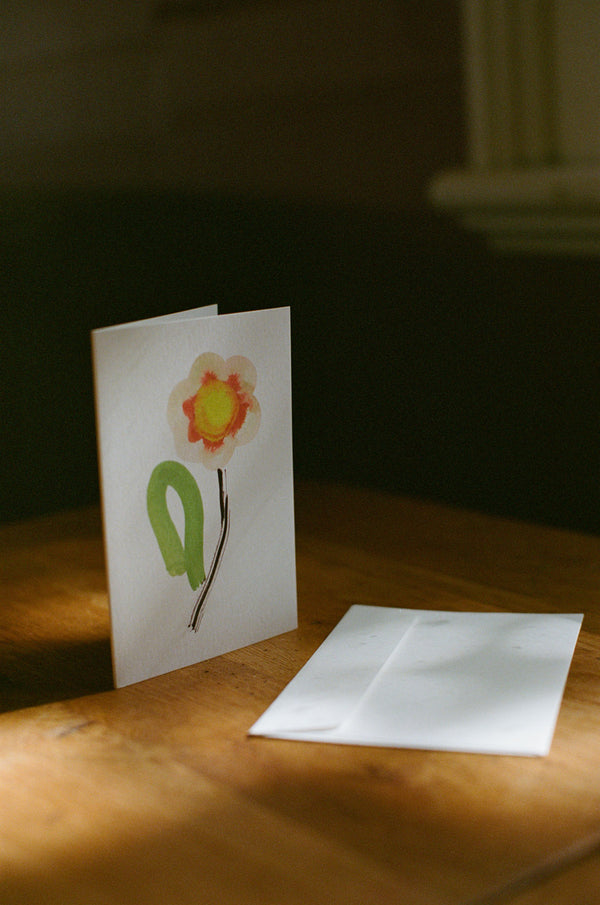 Alpine Auricula Greeting Card