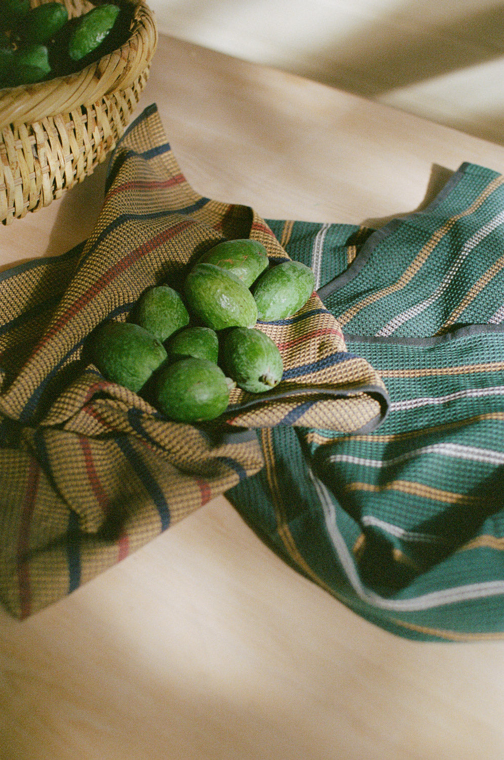 Waffle Weave Tea Towel // Ochre