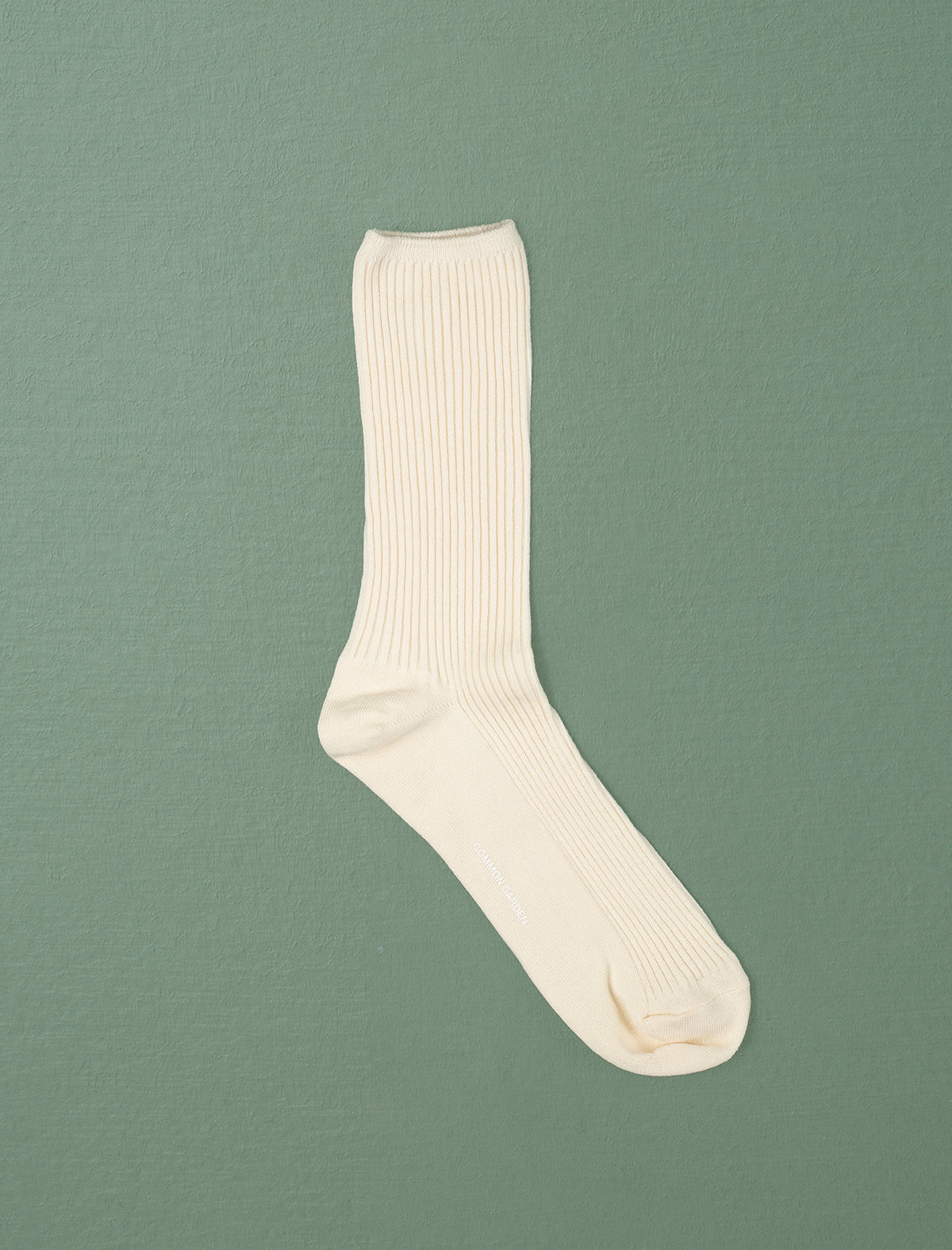 Cotton Ribbed Socks // Cream