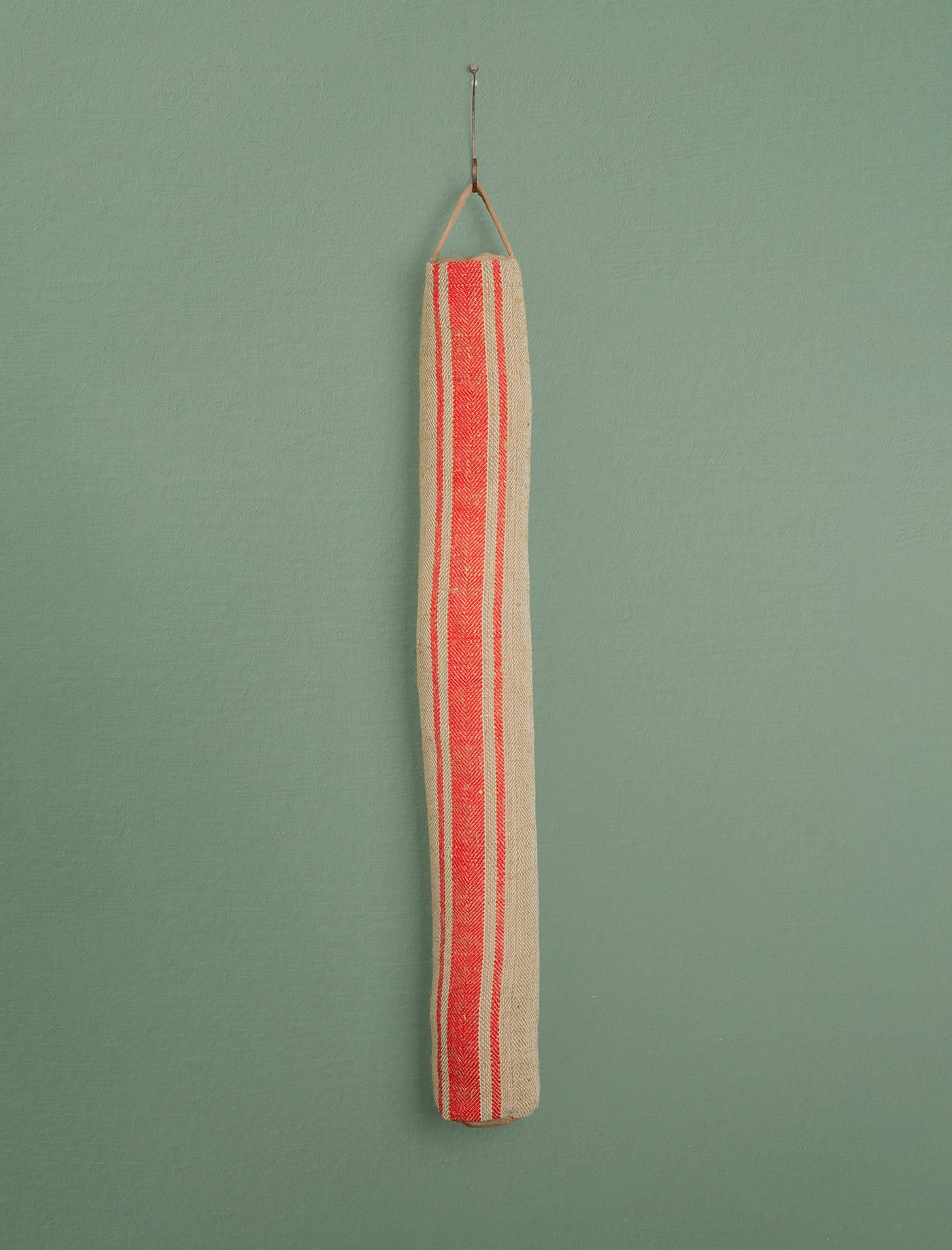 Grain Sack Draught Excluder // Red Stripe