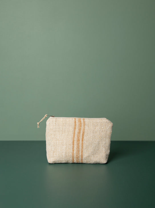 Grain Sack Workers Pouch // Tan