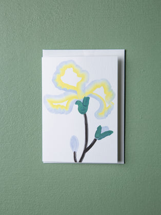 Iris Greeting Card
