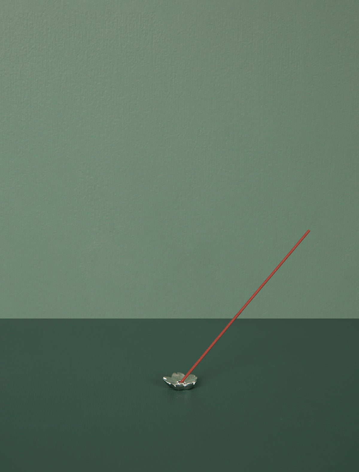 Japanese Pewter Incense Holder // Cherry Blossom