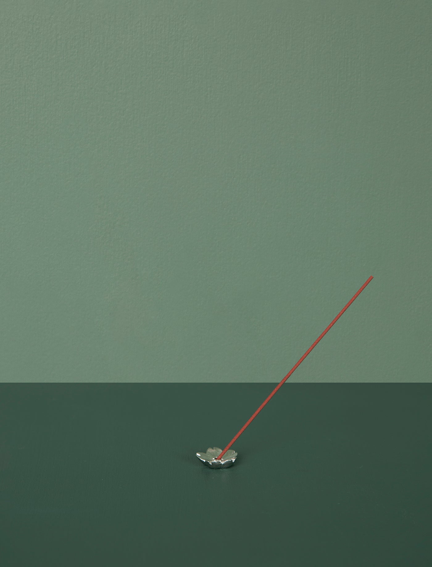 Japanese Pewter Incense Holder // Cherry Blossom