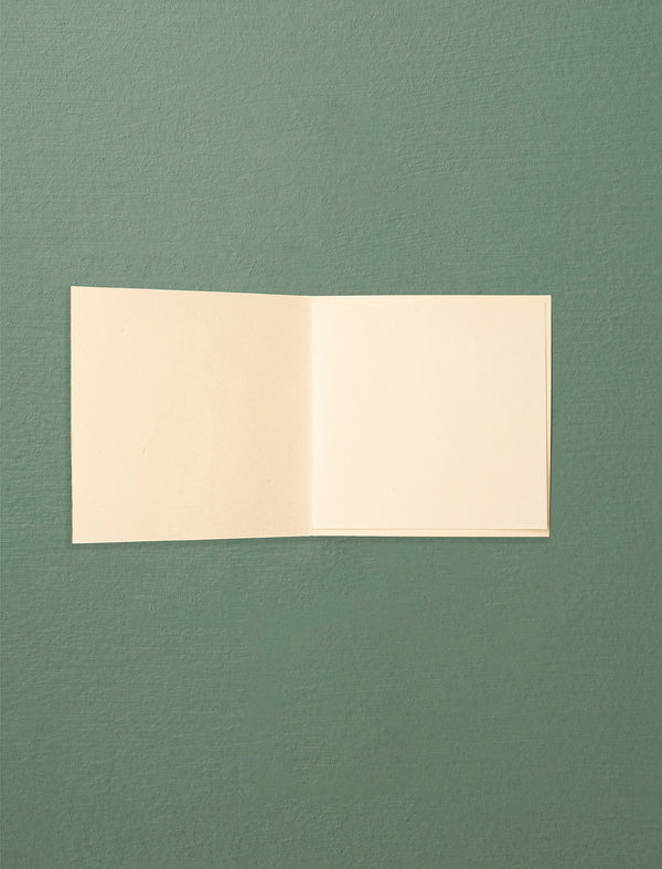 Jute Paper Note Card // Plant