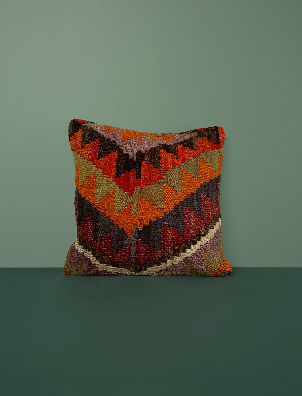 Vintage Kilim Cushion 40cm // Eight