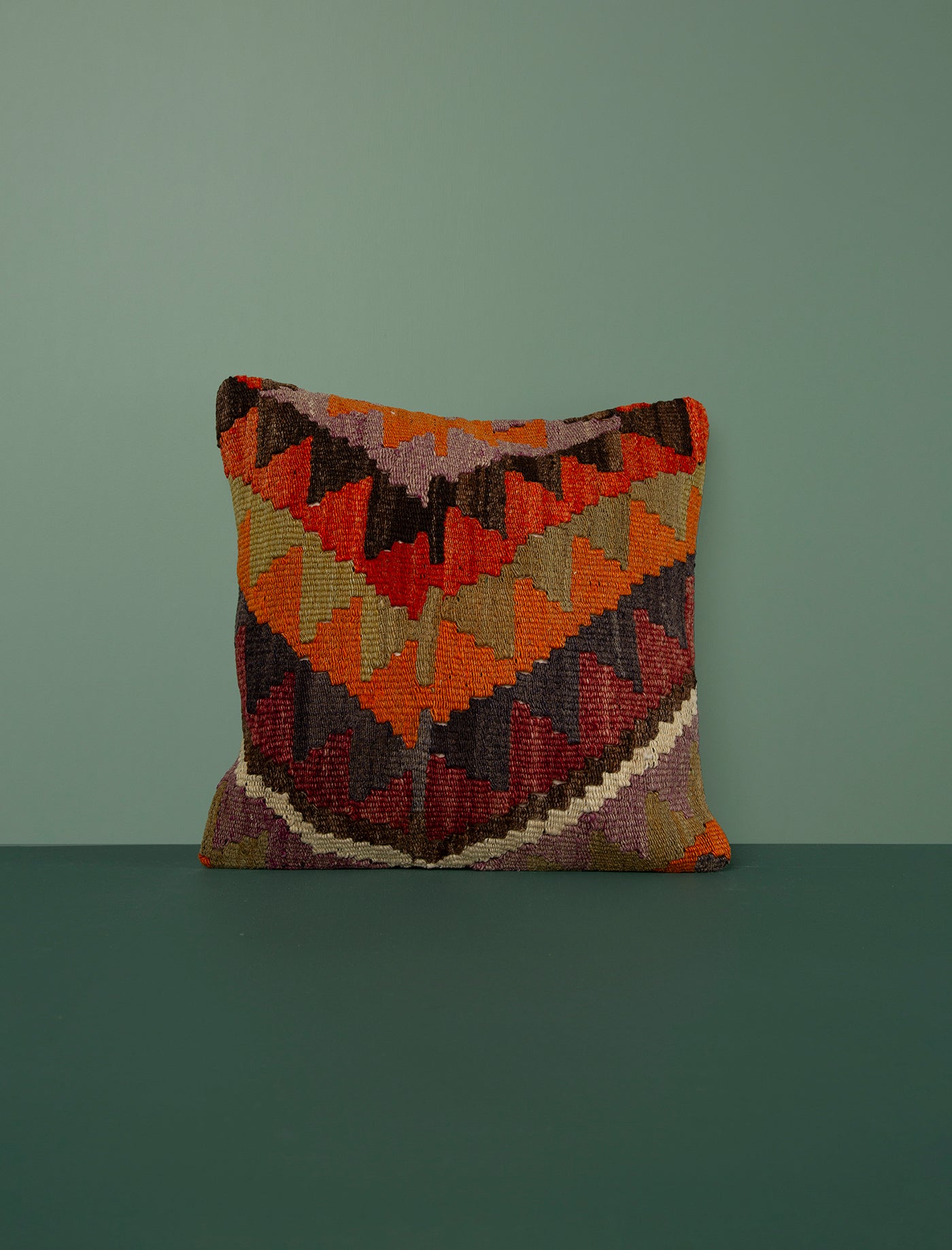 Vintage Kilim Cushion 40cm // Eight