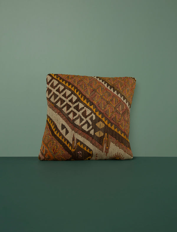 Vintage Kilim Cushion 40cm // Sixteen