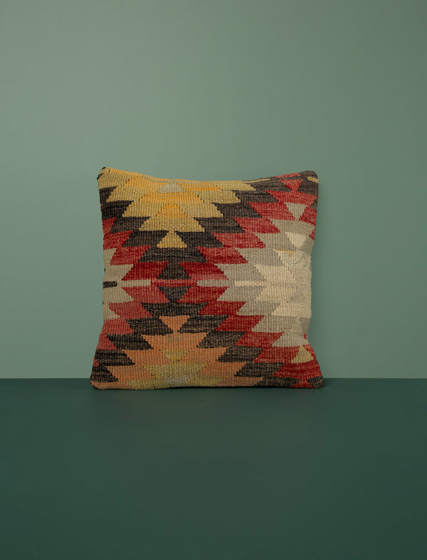Vintage Kilim Cushion 40cm // Two