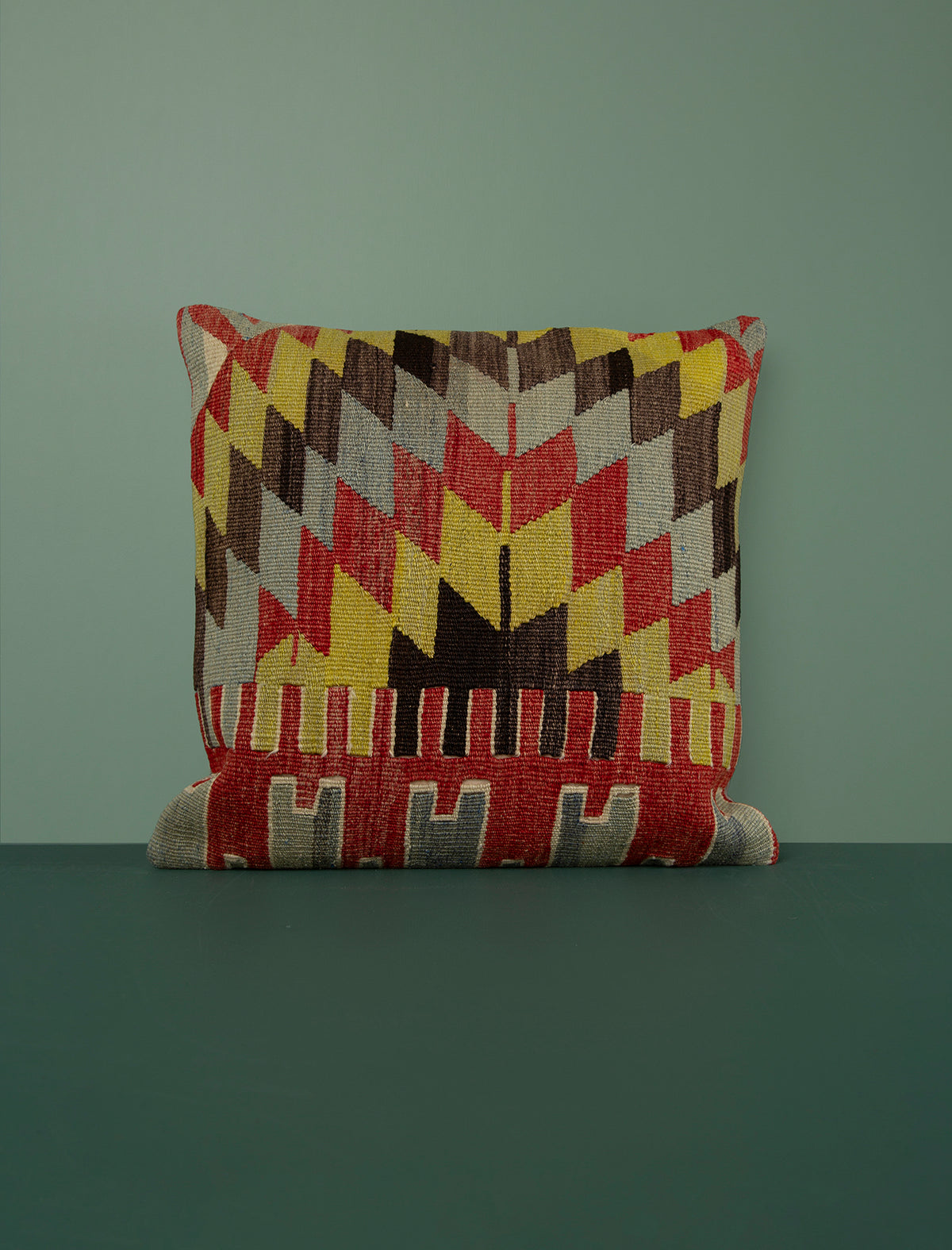 Vintage Kilim Cushion 50cm // Two