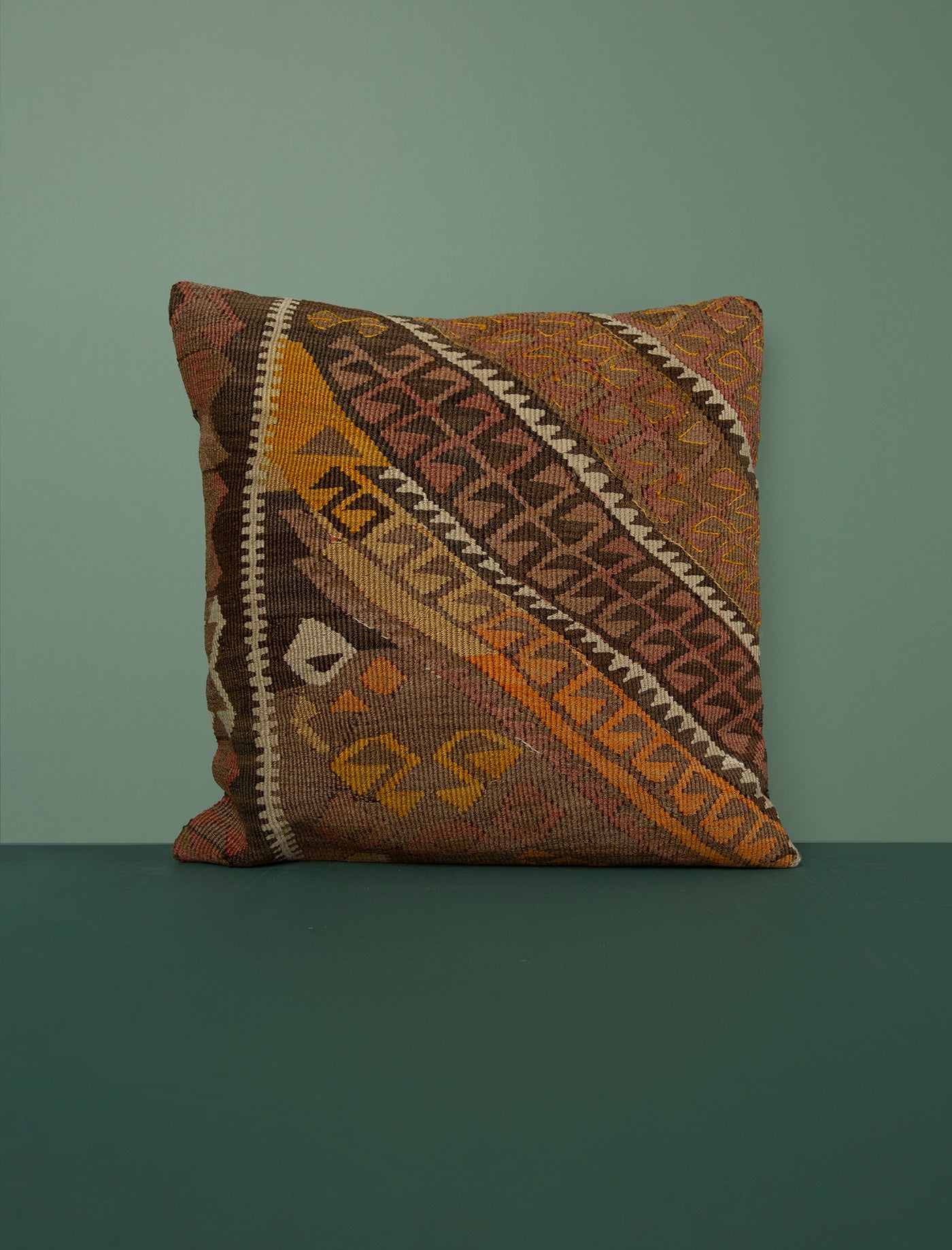 Vintage Kilim Cushion 50cm // Three