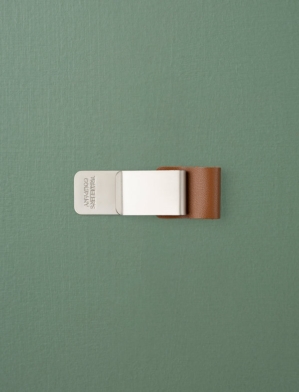 Leather Notebook Pen Holder // Camel