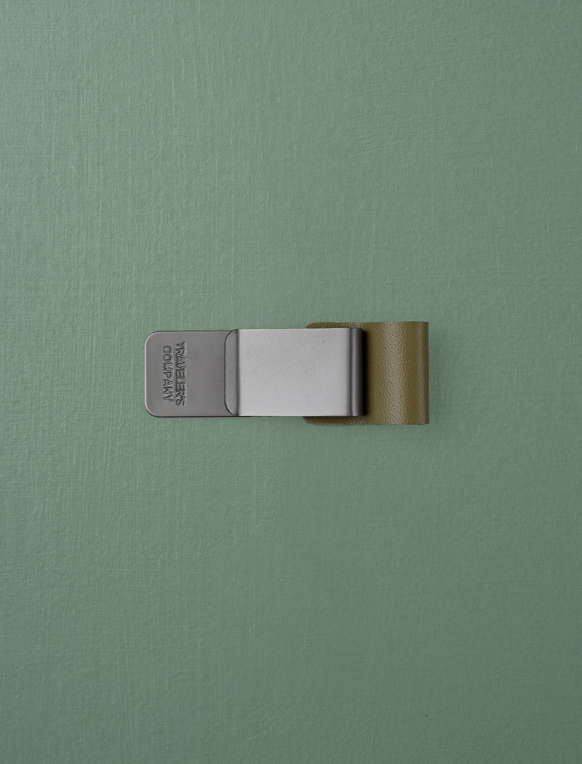 Leather Notebook Pen Holder // Olive