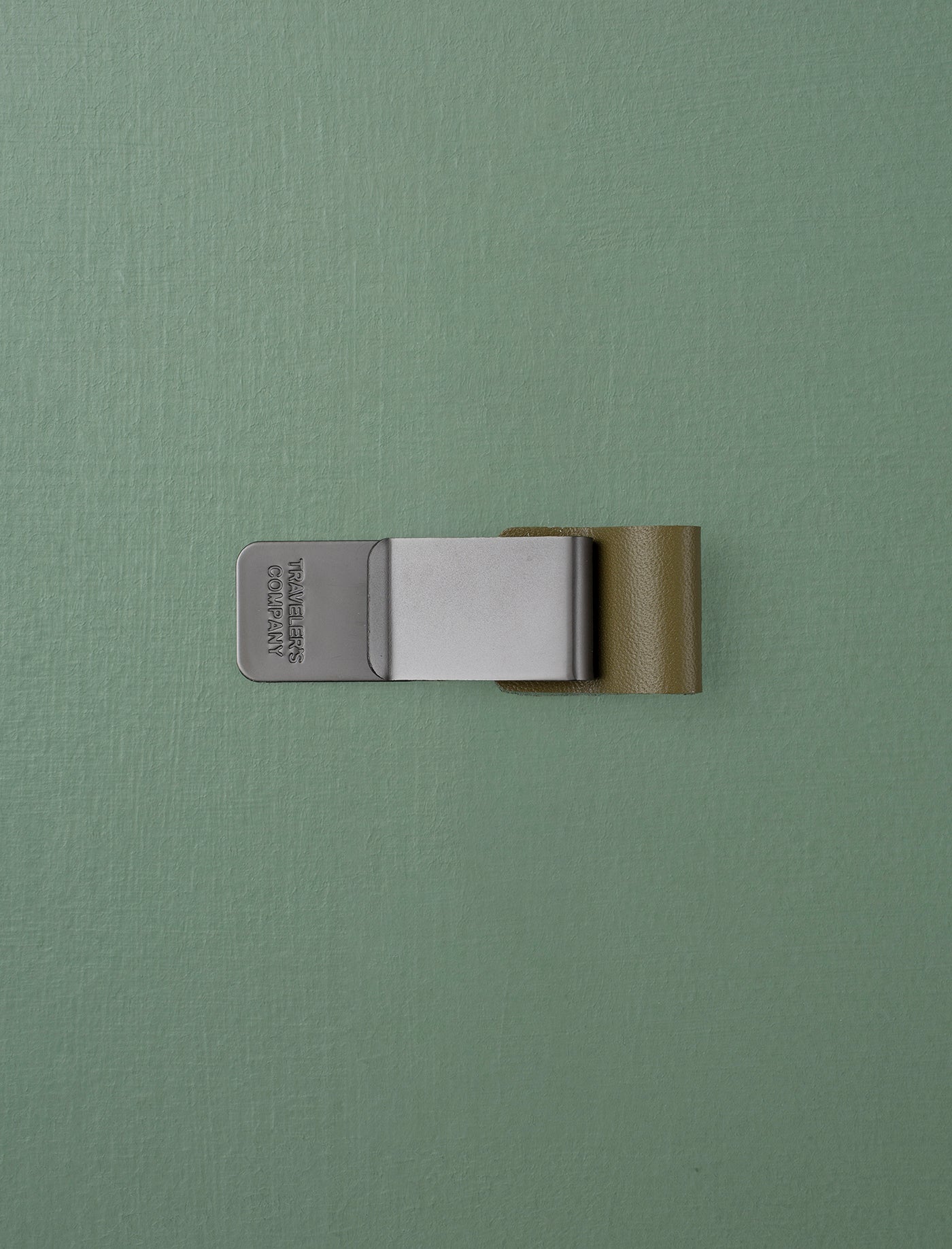 Leather Notebook Pen Holder // Olive