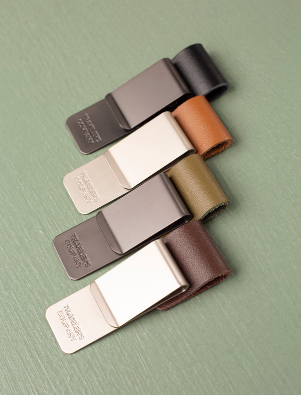 Leather Notebook Pen Holder // Olive