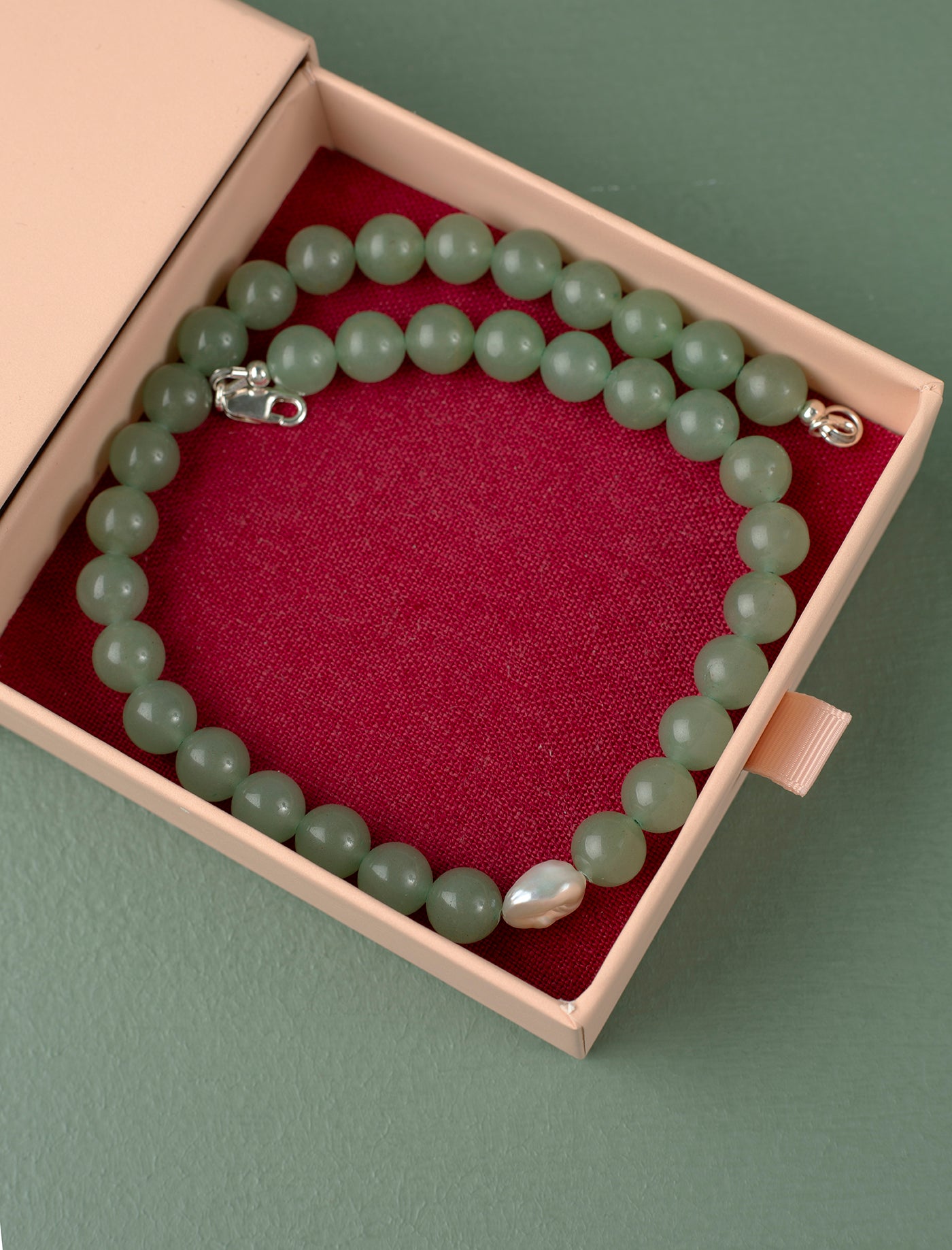 Marbles Necklace // Aventurine