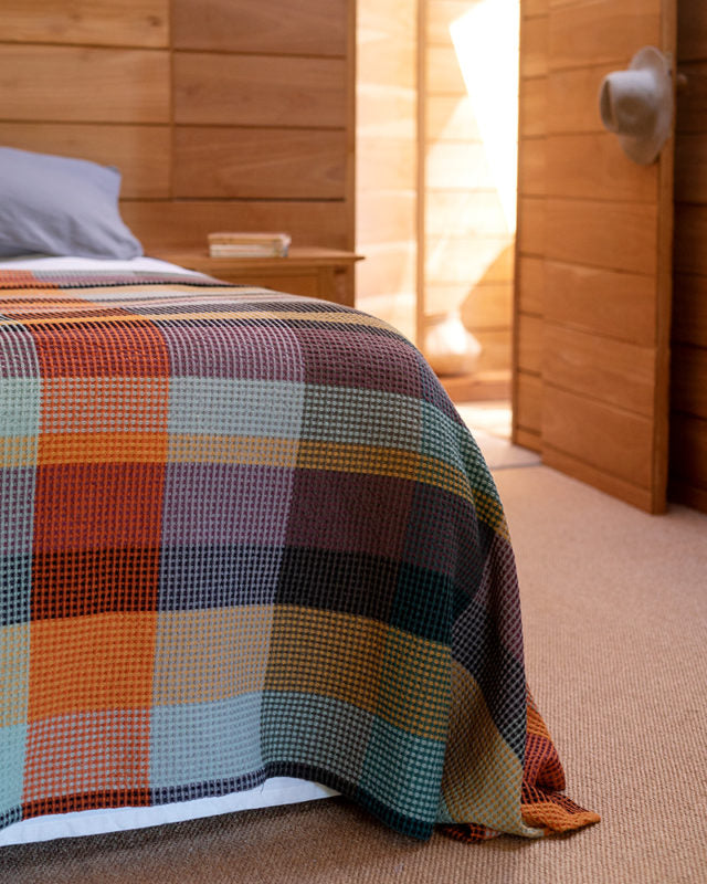 Vrou Waffle Throw // Cypress