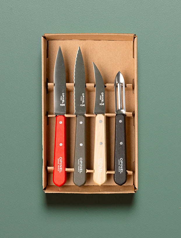 Opinel Essential Knives Multi // Set of 4