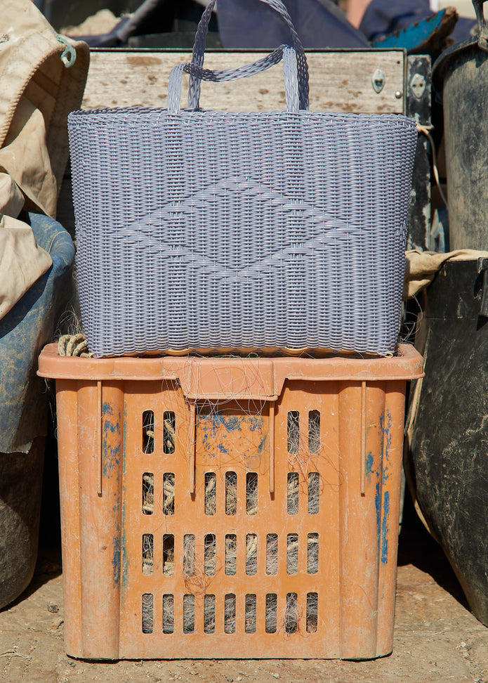 Basket weave tote hotsell