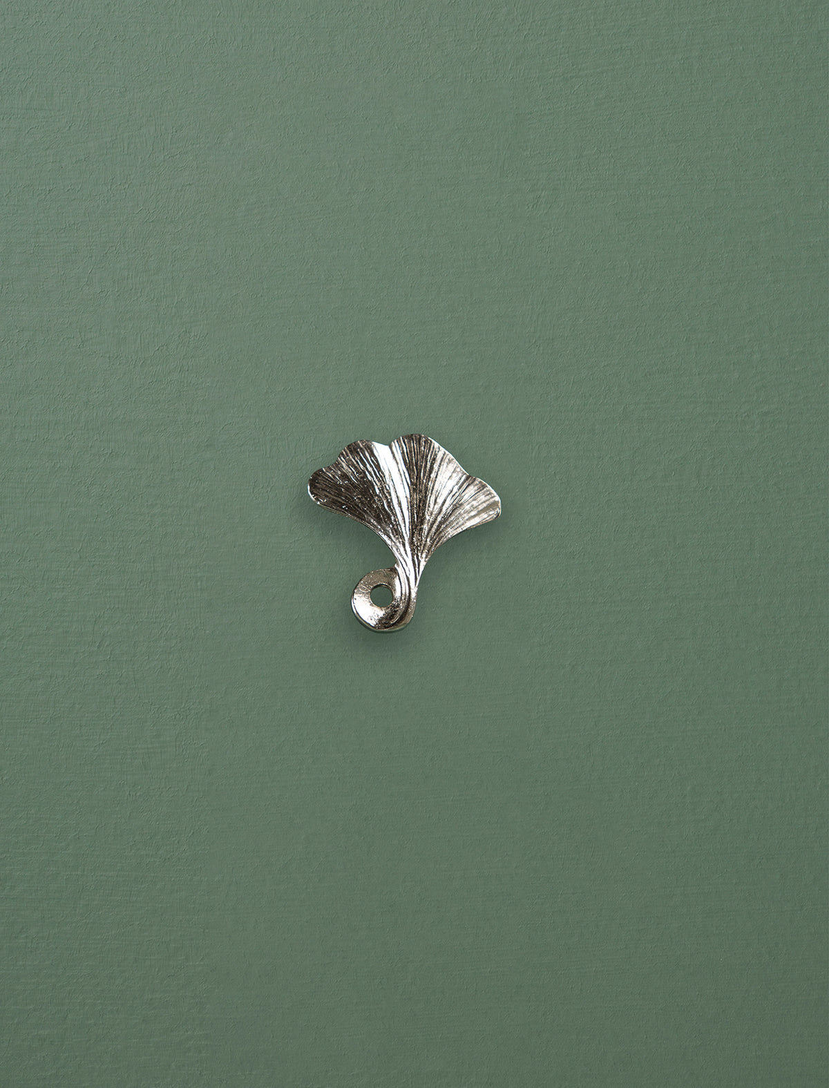 Japanese Pewter Incense Holder // Ginkgo