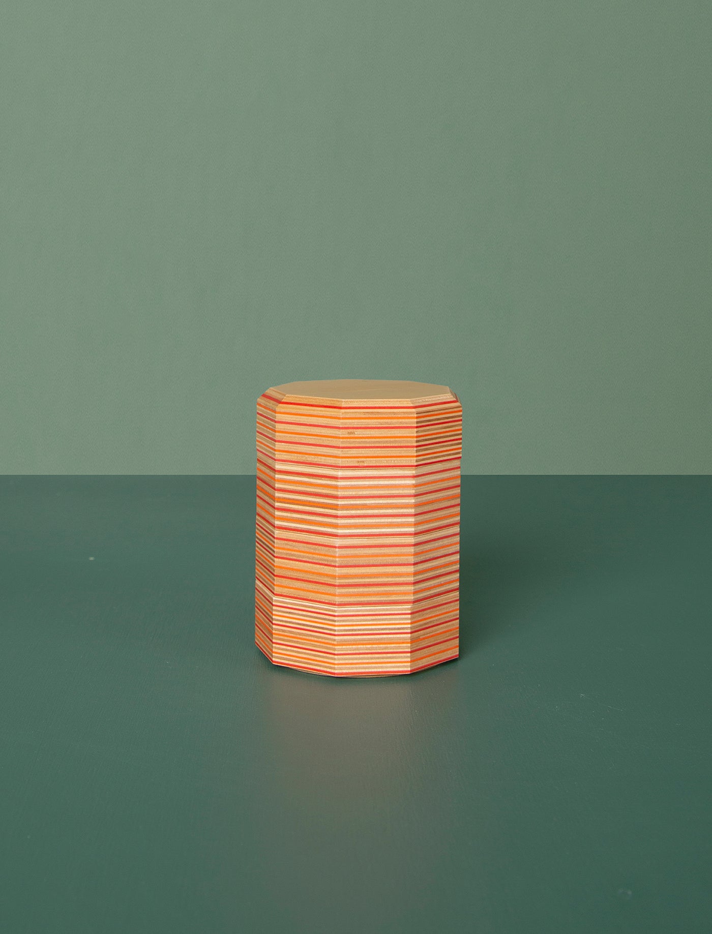 Polygon Accessory Tray // Red Orange