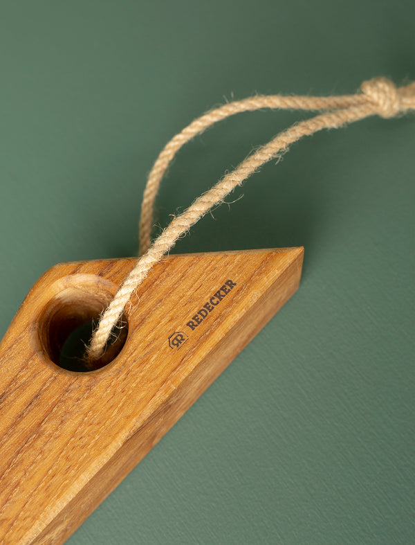 Oak Door Stop With Strap
