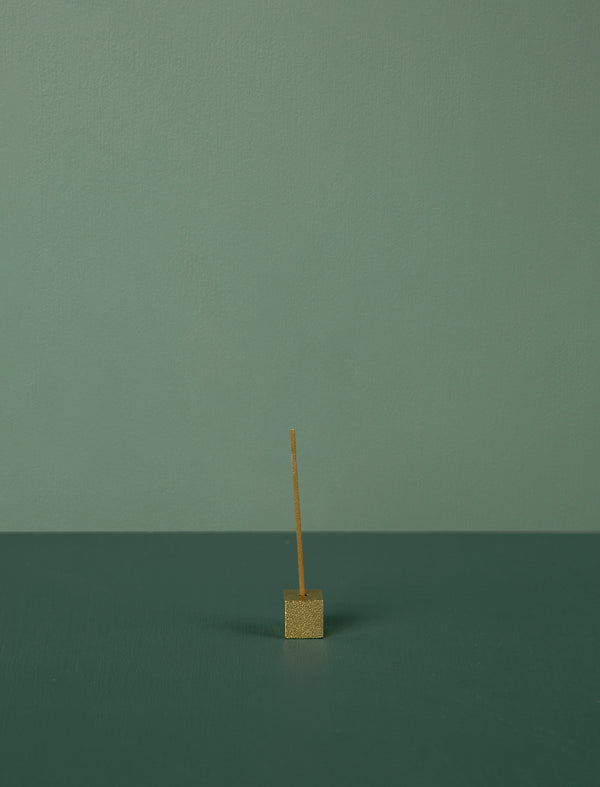Japanese Brass Square Incense Holder