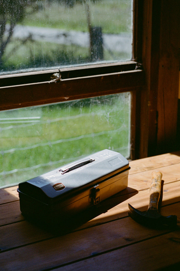 Hip Roof Steel Toolbox // Silver