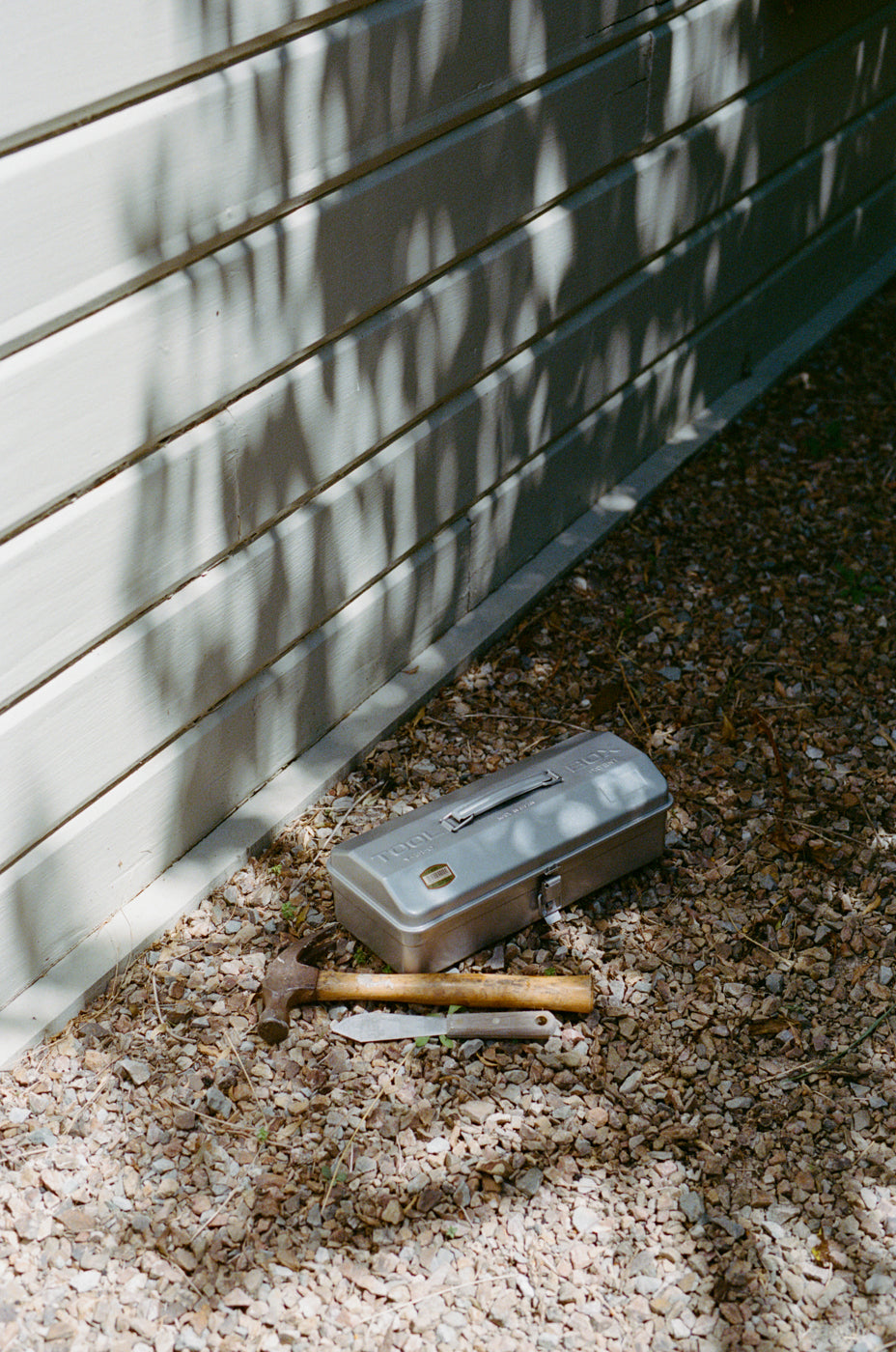 Hip Roof Steel Toolbox // Silver