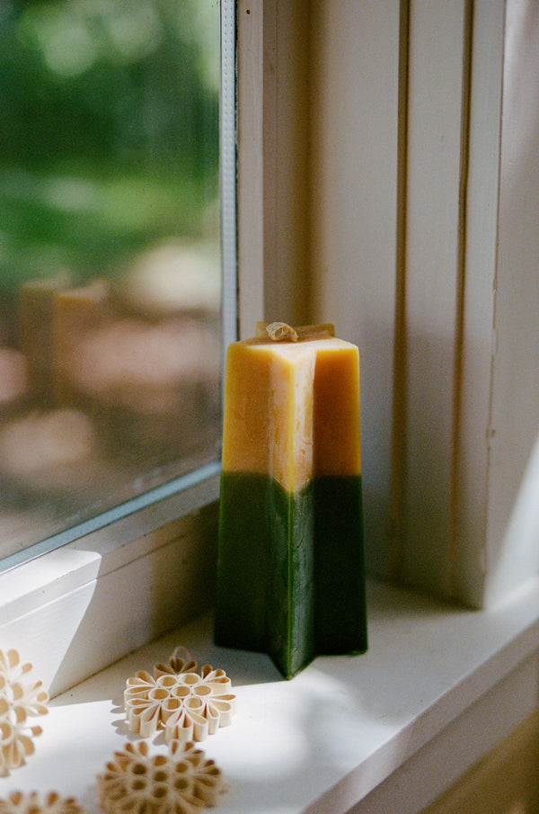 Star Pillar Candle // Summer