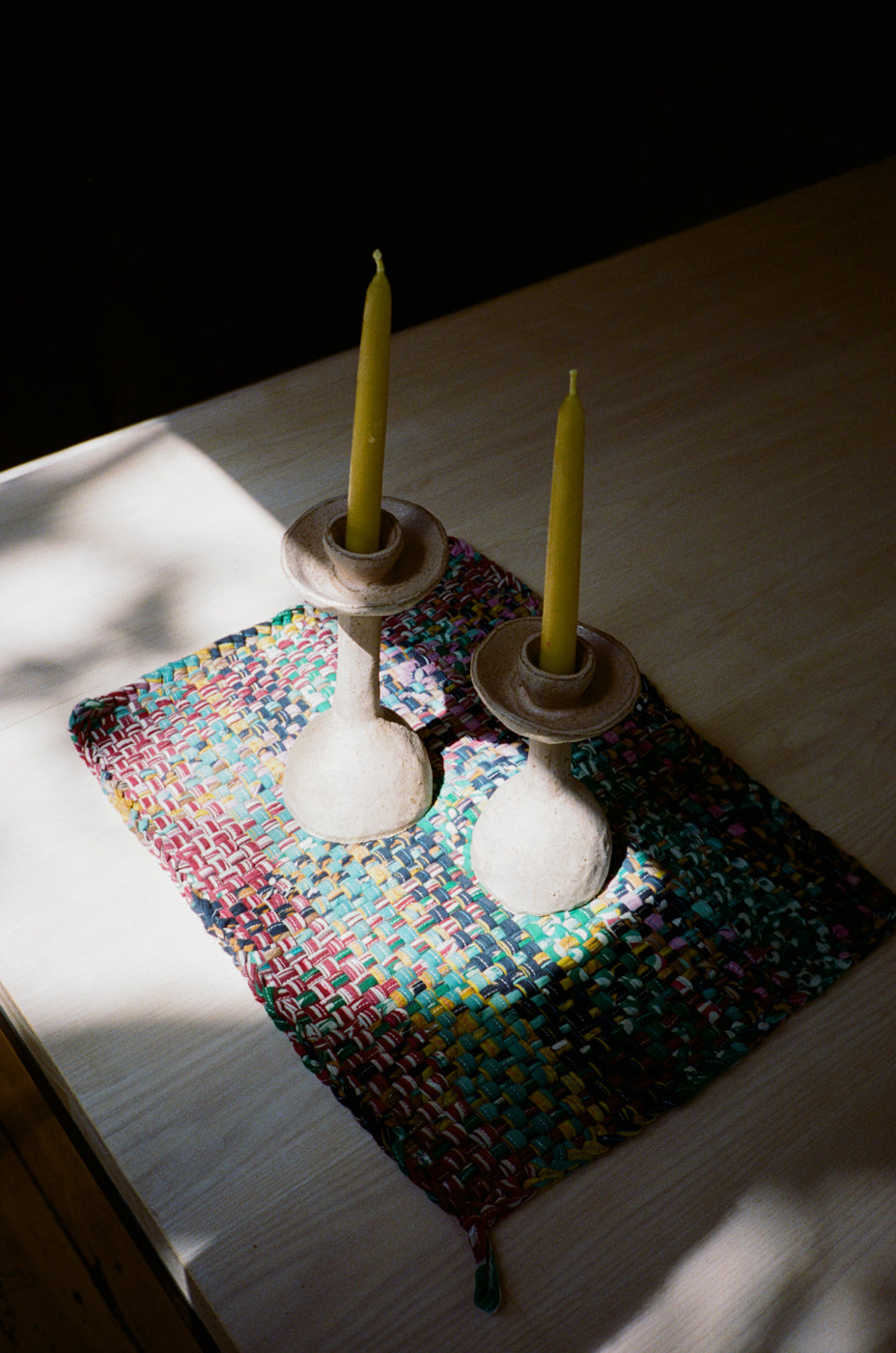 Ludwig Candle Holder // Biscuit