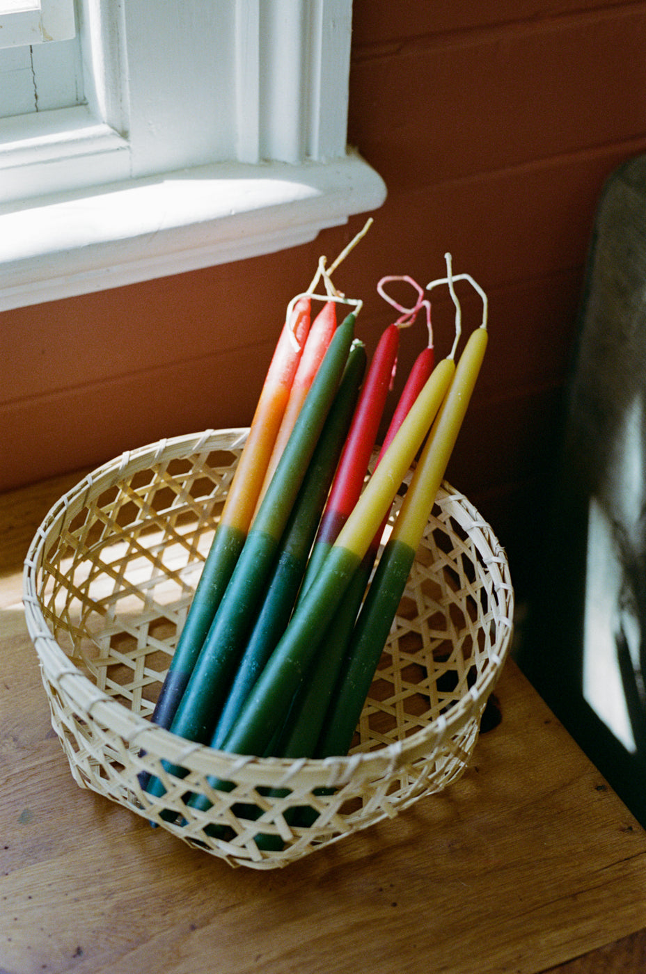 Festive Taper Candle // Single
