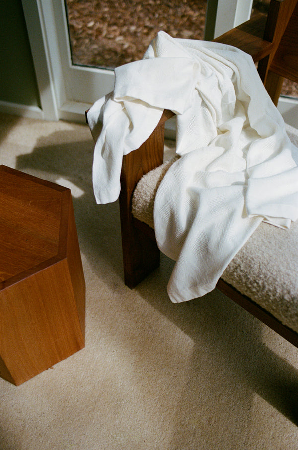Cot Baby Blanket // Ivory