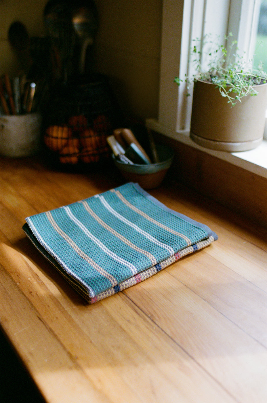 Waffle Weave Tea Towel // Juniper