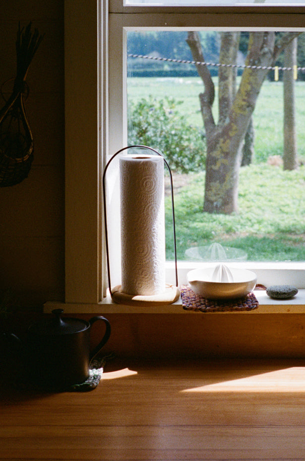 Paper Towel Holder // Oak