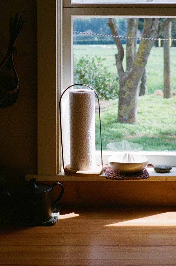 Paper Towel Holder // Oak