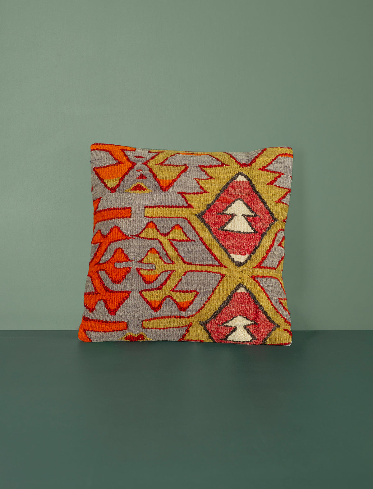 Vintage Kilim Cushion 40cm // Five
