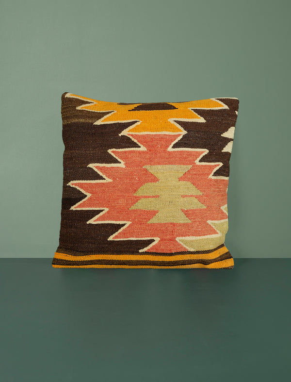 Vintage Kilim Cushion 50cm // Two