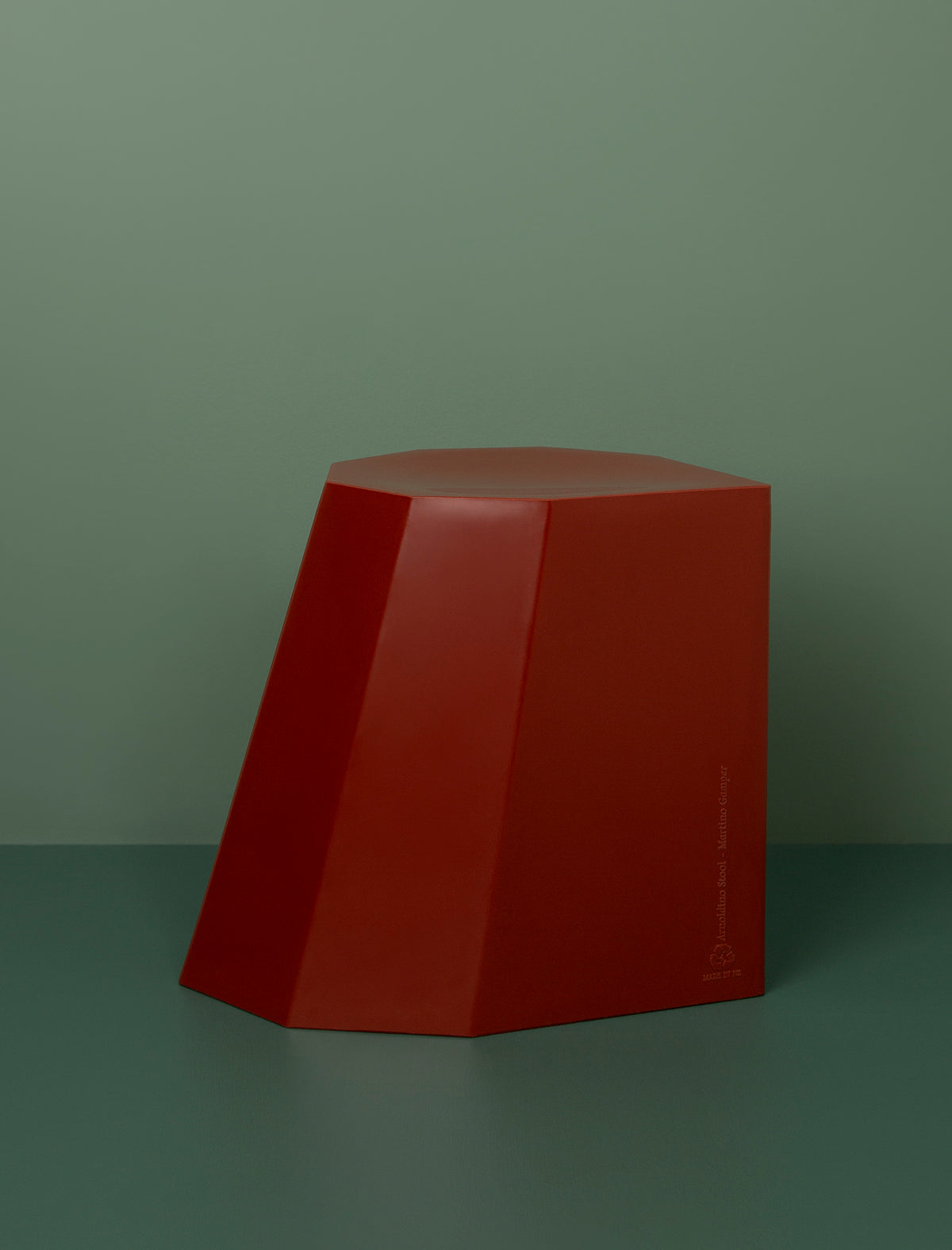Arnoldino Stool // Heritage Red