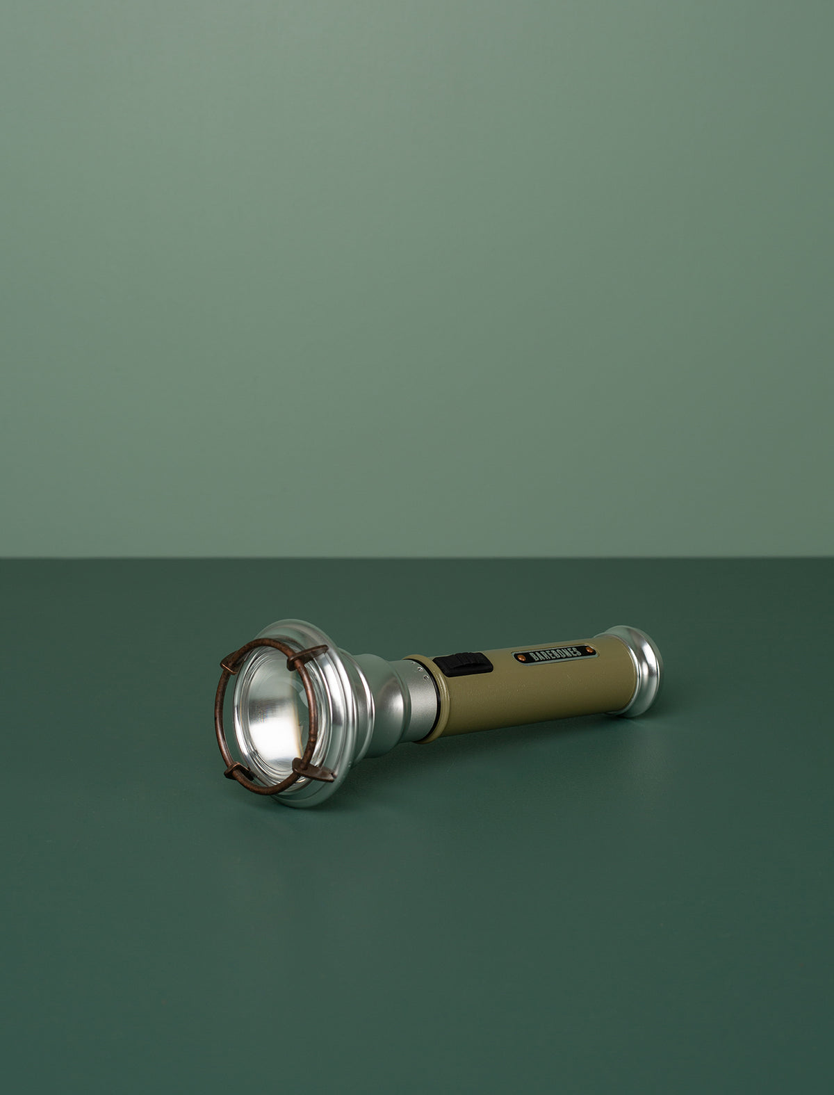 Vintage Flashlight // Olive Drab