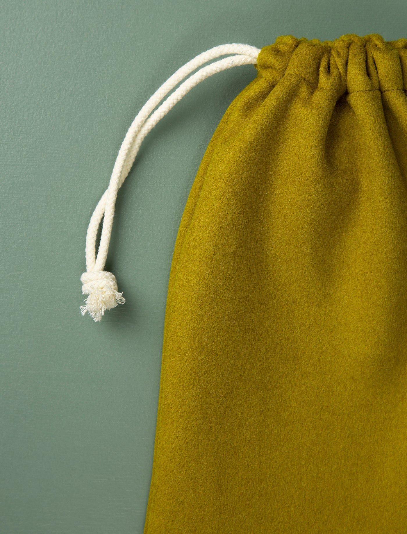 Cashmere Hot Water Bottle Cover // Chartreuse