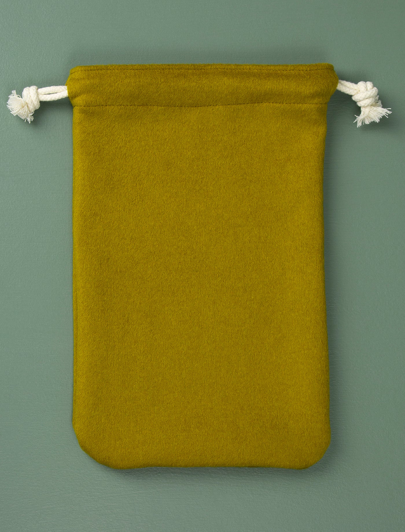 Cashmere Hot Water Bottle Cover // Chartreuse