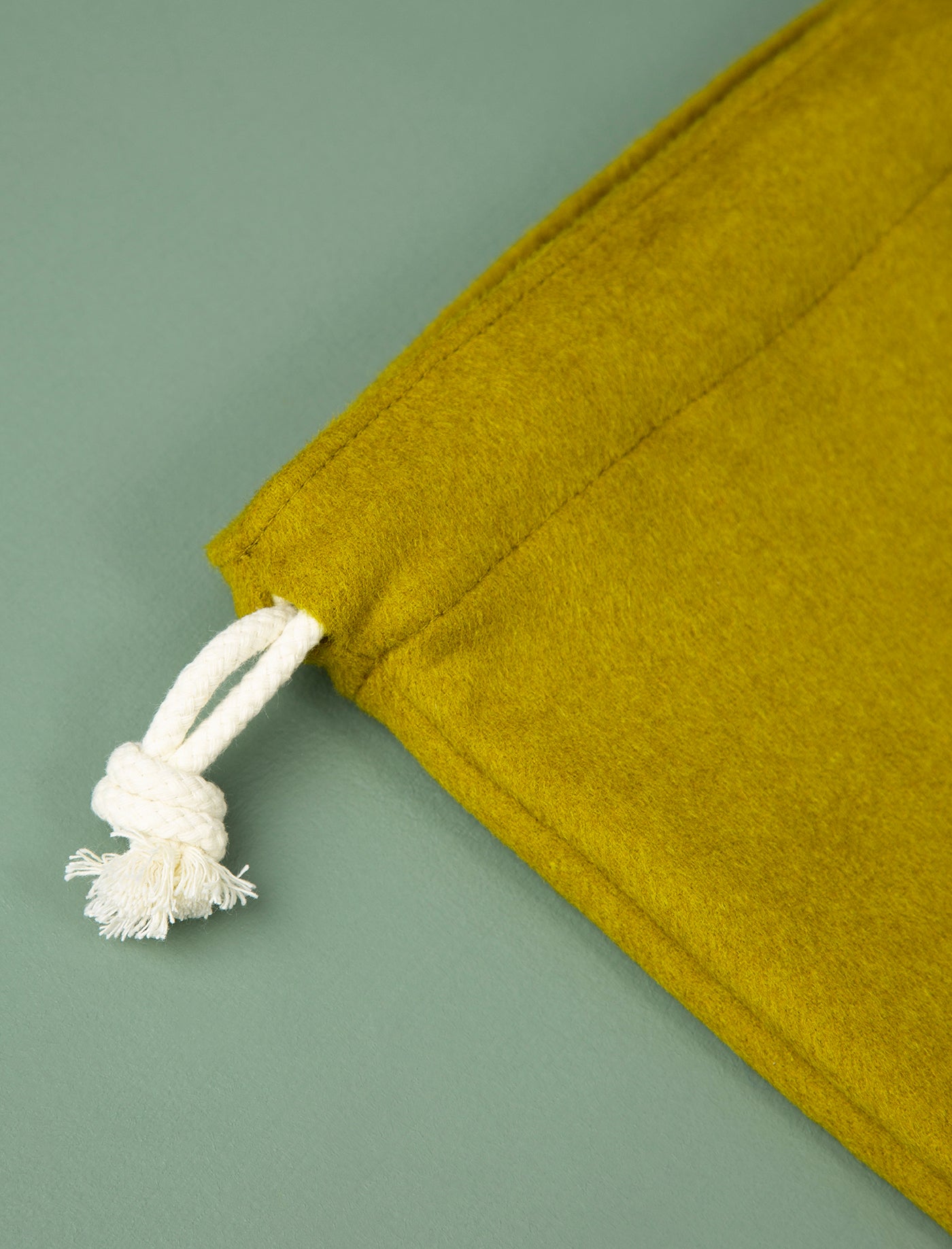 Cashmere Hot Water Bottle Cover // Chartreuse