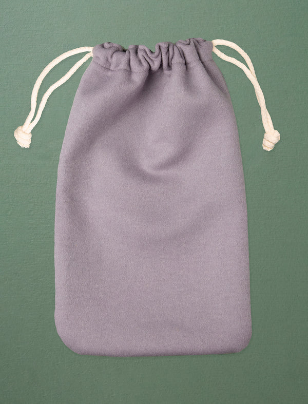 Cashmere Hot Water Bottle Cover // Periwinkle